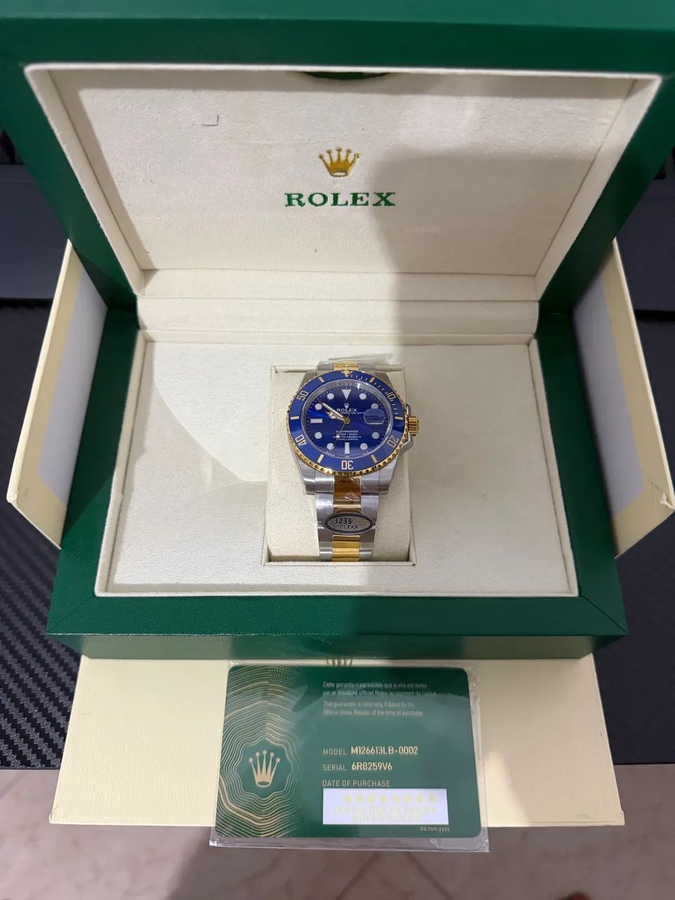 Rolex Superclone Submariner 41mm Bluesy Ref. 126613LB - Foto 2