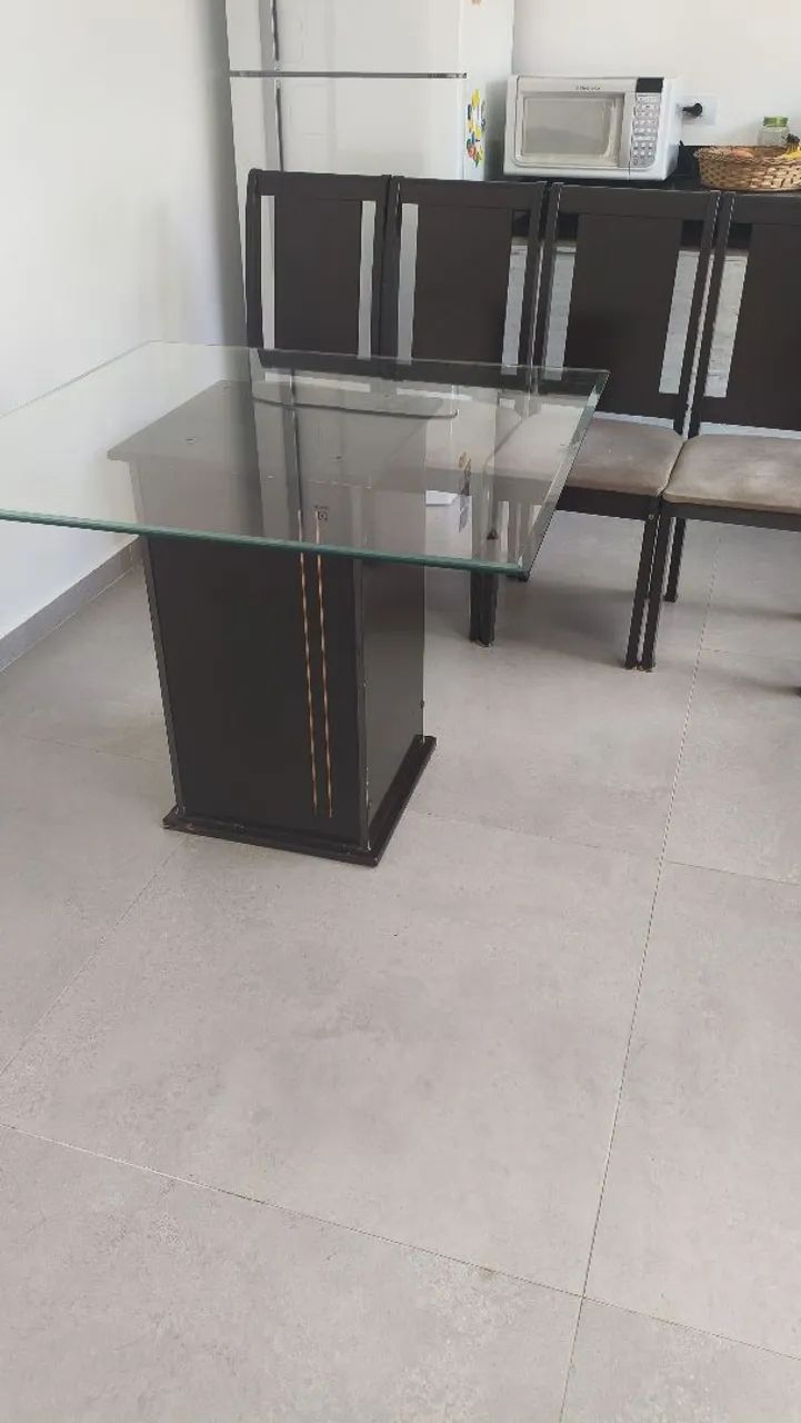 Mesa tampo de vidro  - Foto 2