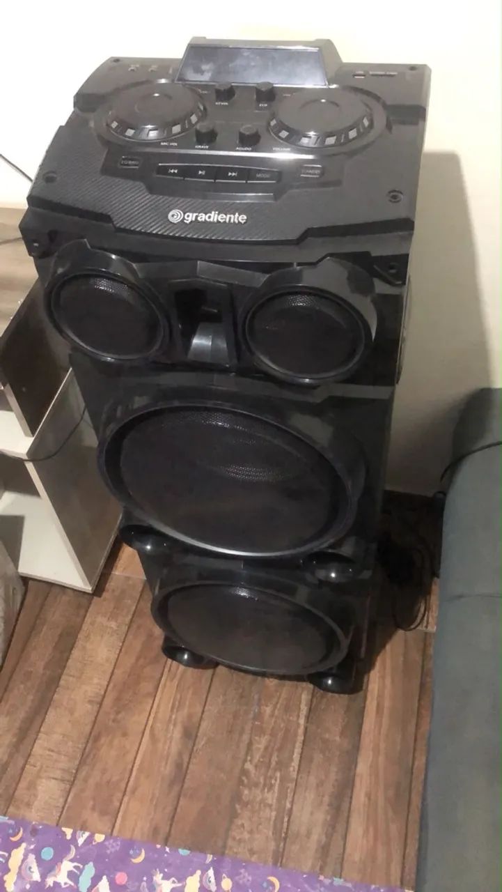 Caixa de som gradiente 1600w rms