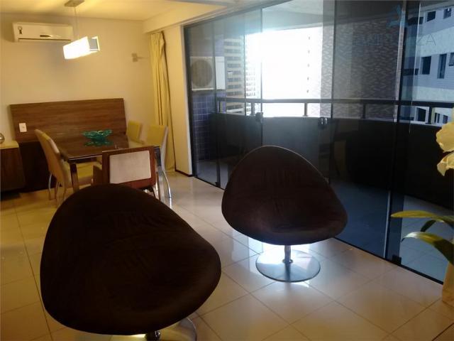 Cobertura com 3 dormitórios à venda, 120 m² por r$ 850.000 - meireles - fortaleza/ce - Foto 4