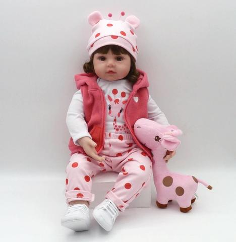 Boneca Bebê Reborn Dolls 47cm - Entrega Grátis - Foto 4
