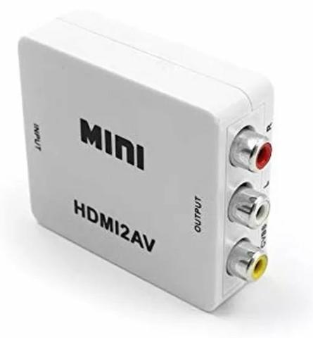 Conversor Adaptador Hdmi Para Rca AV Audio Video TV Box - Foto 3