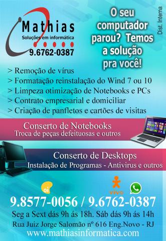 Conserto e Manutenção de Computadores e Notebooks - Foto 2