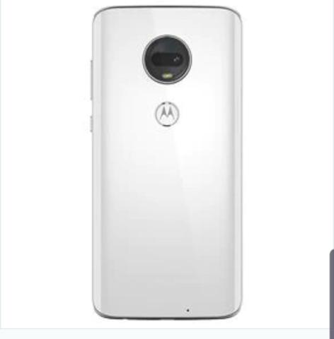 Moto g7 Plus branco, novo completo hoje carregador película de vidro
