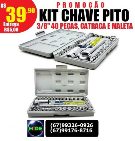 Promoção Kit Chaves de Pito 40 peças com catraca (entrega grátis)