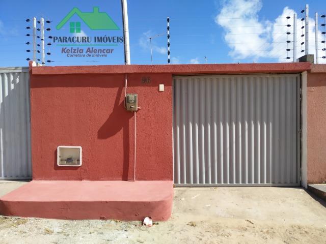 Casa de dois quartos nas Carlotas em Paracuru