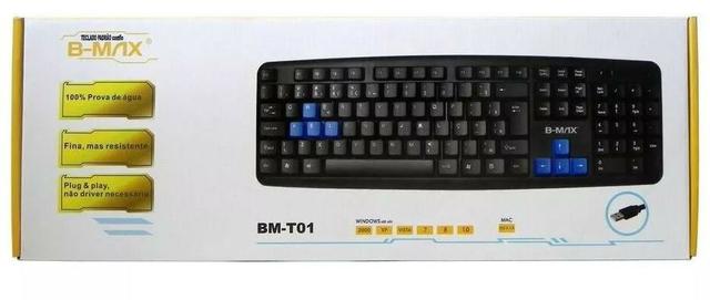 Teclado Padrão Gamer Com Fio B-max Bm-t01