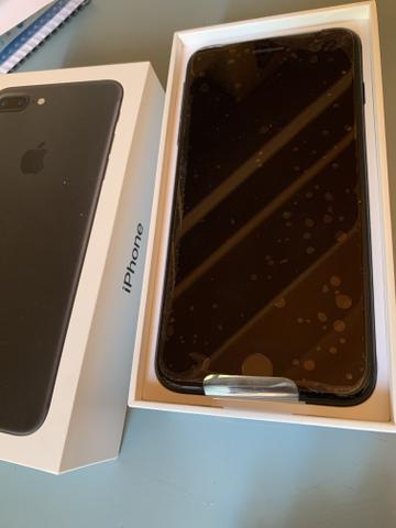IPhone 7 Plus 128gb preto fosco IMPECÁVEL com nota!! - Foto 3