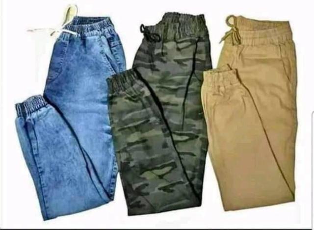 Calça de sarja jogger modelos