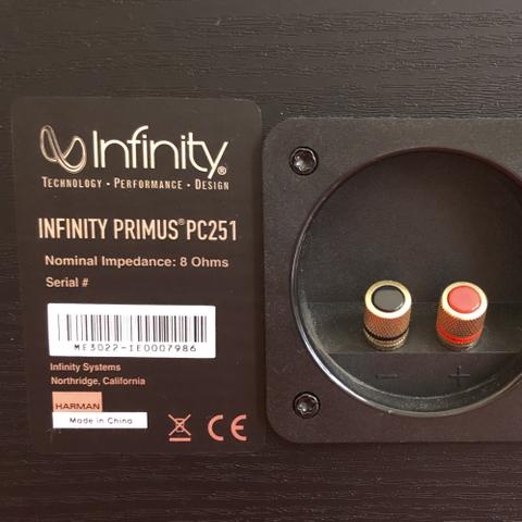 Trio de Caixas de Som Frontais para Home Theater Infinity Primus - Foto 5