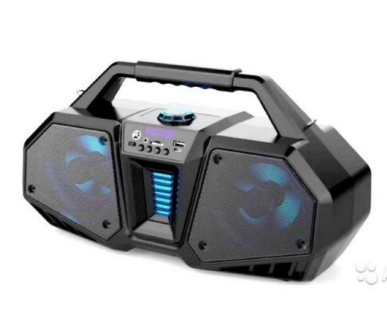 Caixa De Som Grasep Com Microfone E Controle Bluetooth Android iOS Música