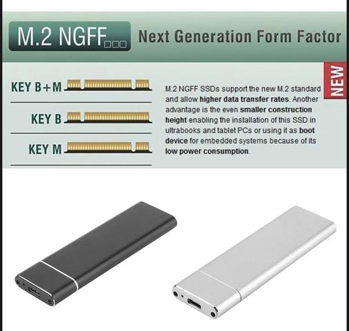 M2 Ngff SSD 6gbps x USB 3.1 tipo C Conversor - Foto 4