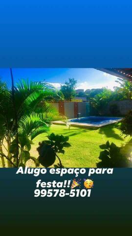 Alugo espaço para festa. *