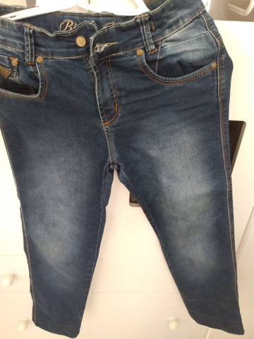 calça jeans tamanho 14