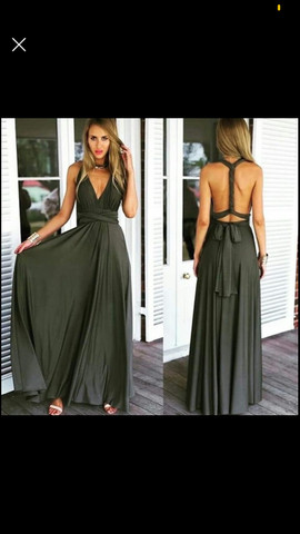 vestido de festa longo olx