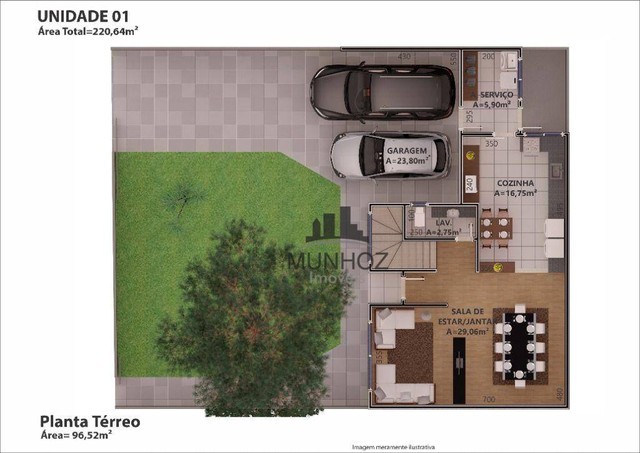 Sobrado com 3 dormitórios à venda, 161 m² por R$ 1.132.000,00 - Água Verde - Curitiba/PR - Foto 16