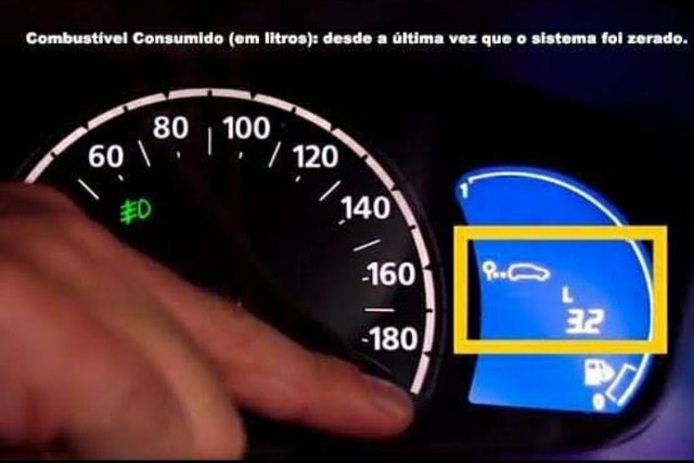 Computador de bordo no painel do Kwid Zen, Duster e Oroch. - Foto 3