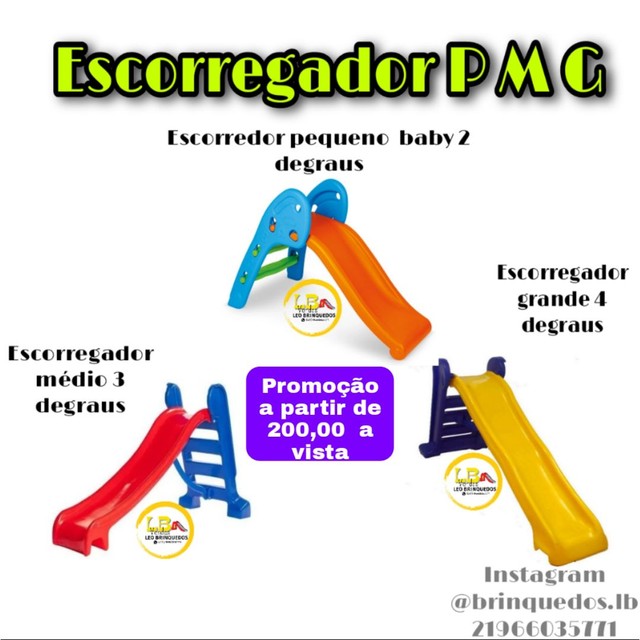 Brinquedos infantis 01 escorregador+ 01 gangorra novos para venda. Valores na descrição... - Foto 4