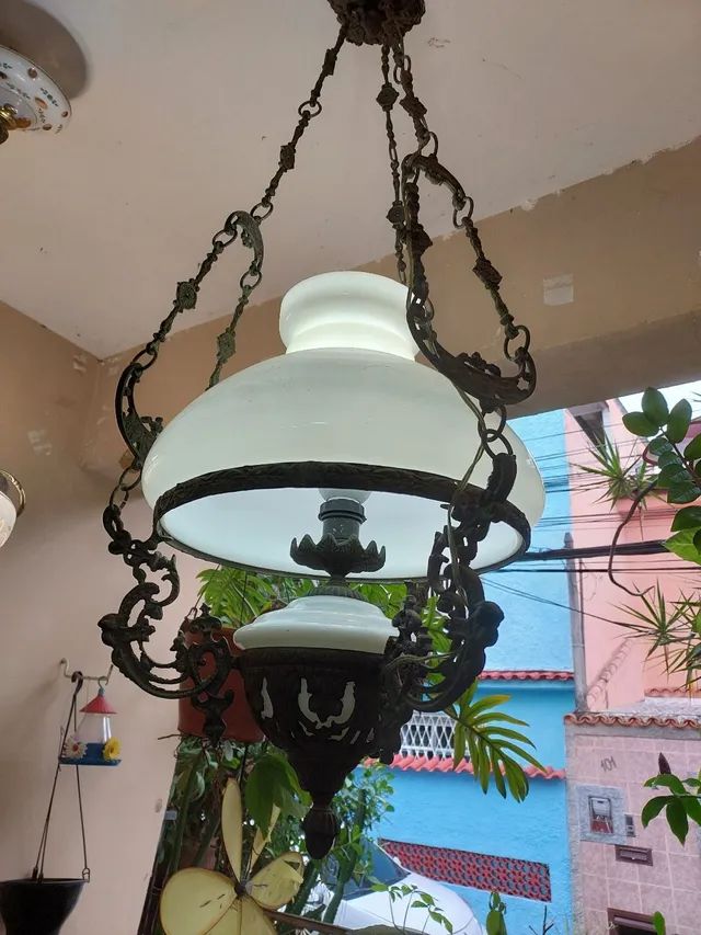 LUSTRE ANTIGO IMPÉRIO EM PERFEITO ESTADO  - Foto 3