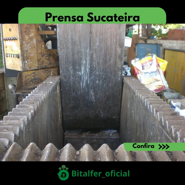 Prensa Sucateira Jacaré