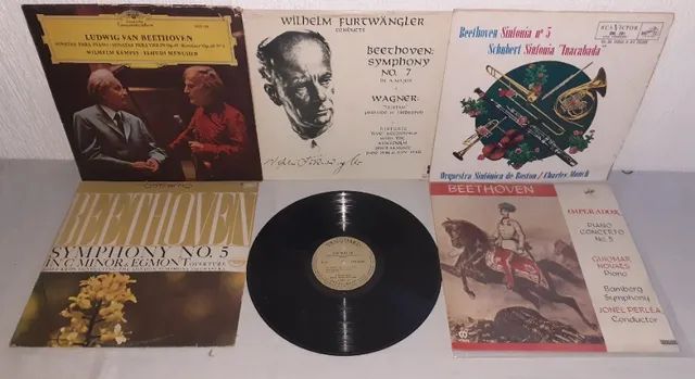 Lp's - Beethoven - lote com 06 discos de vinil
