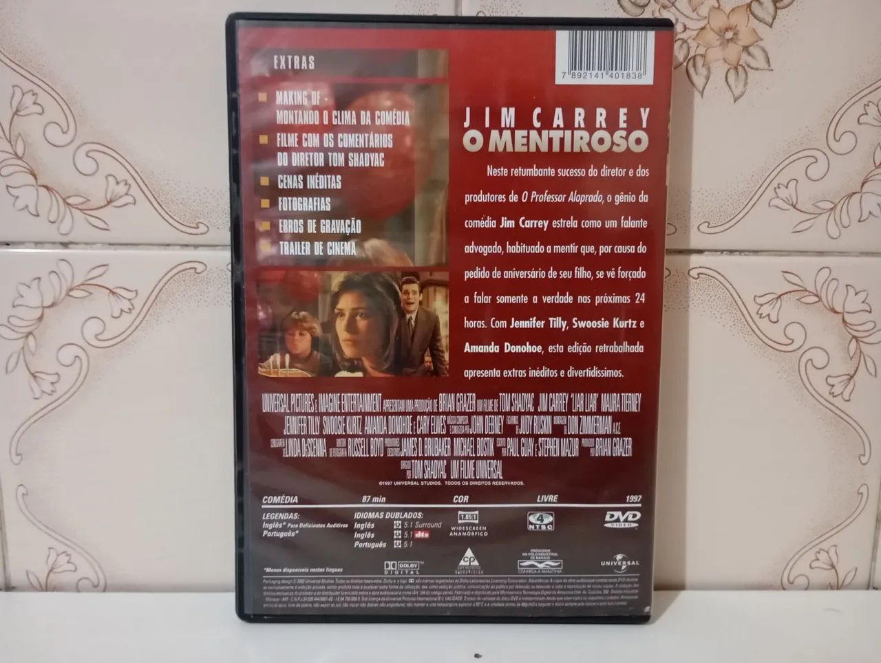 Dvd Filme O Mentiroso (Edição Especial) - Original - Foto 2