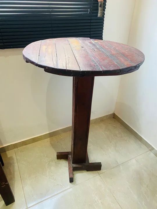 Mesa e cadeira rústica para bar e restaurante  - Foto 3