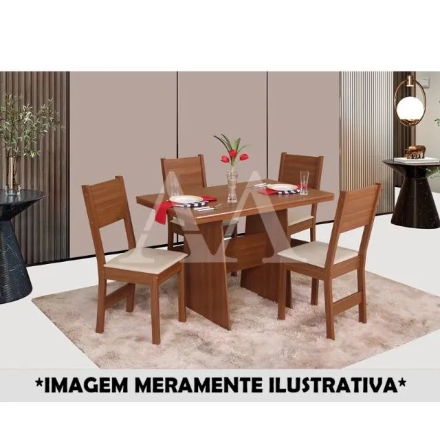 mesa 4 cardeiras