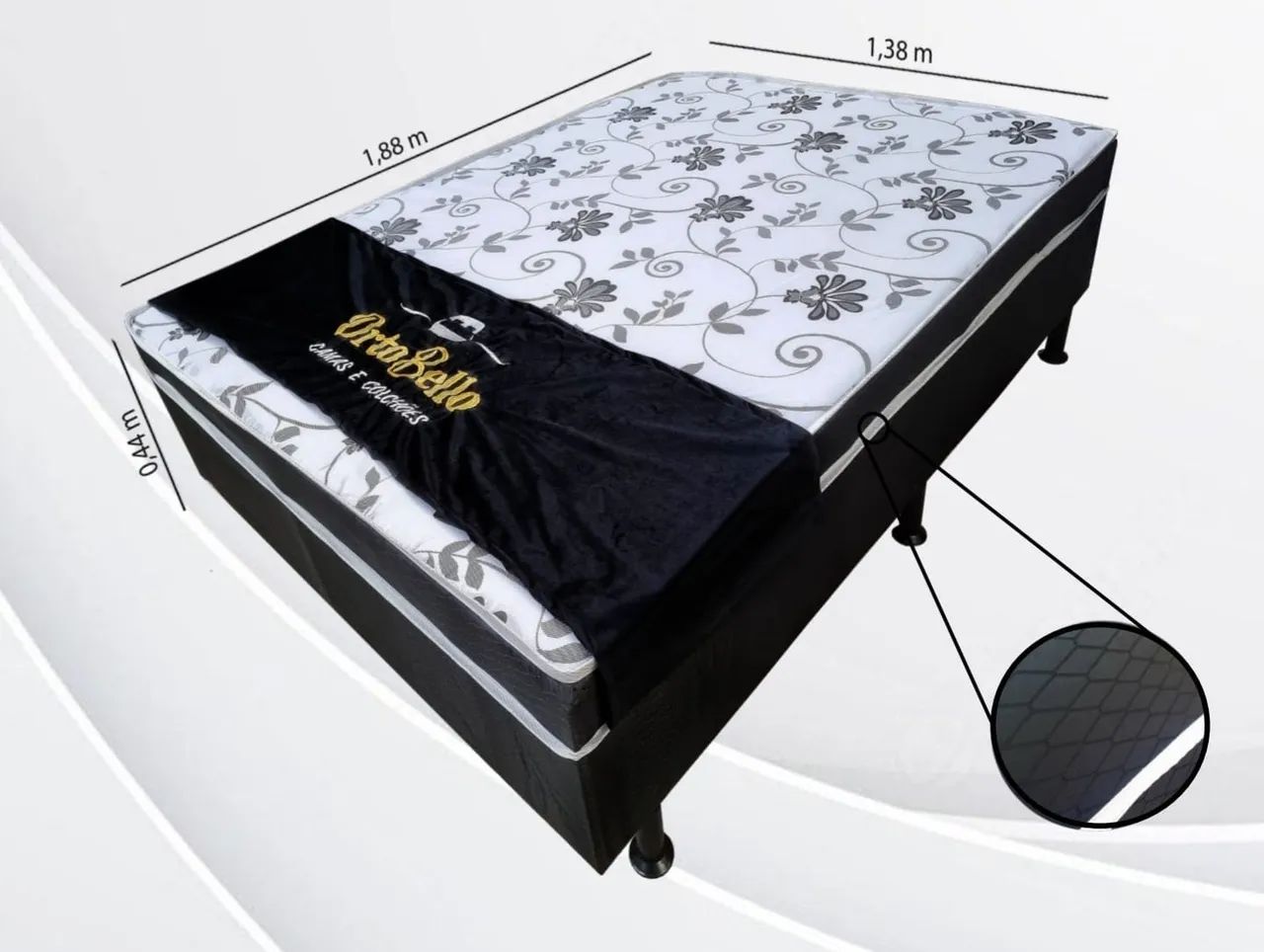 Cama Box Casal Ortopédico D20 - Entrega Rápida
