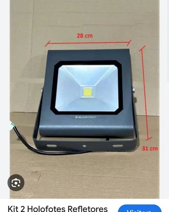 Refletor Led para grandes áreas, Blindado! - Foto 2