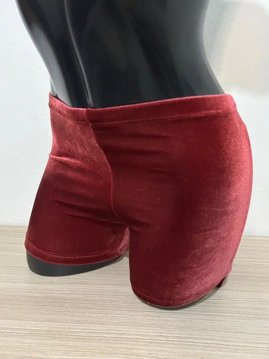 Short de Veludo feminino - Foto 6