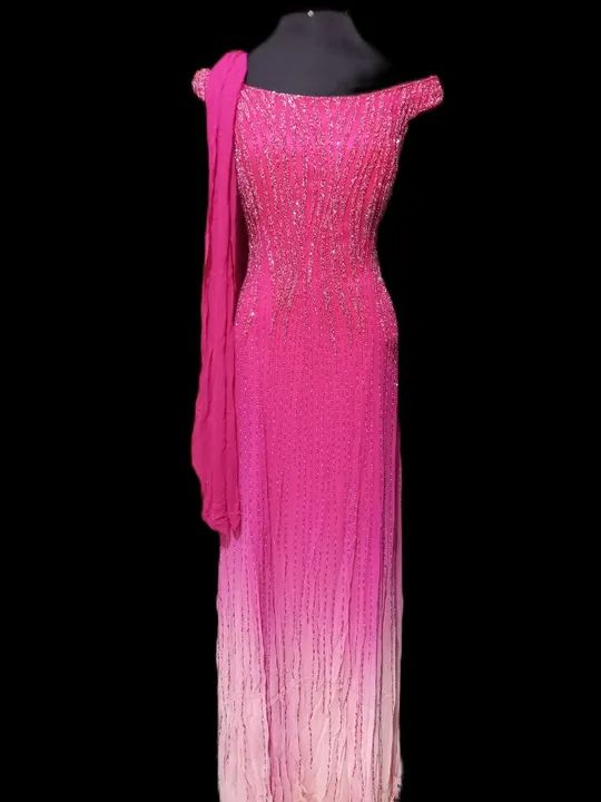 Vestido pink degradê