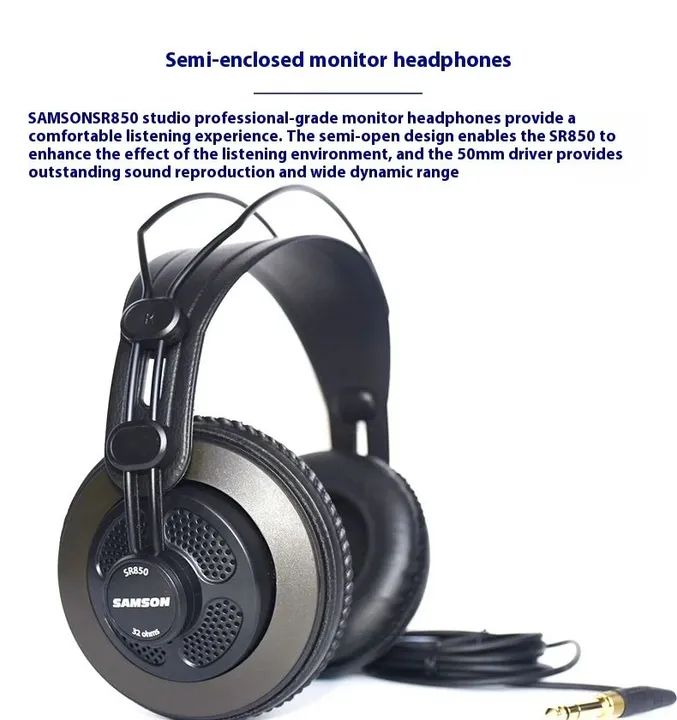 Fone de Ouvido Samson SR850 original novo Profissional - Novo - Foto 4