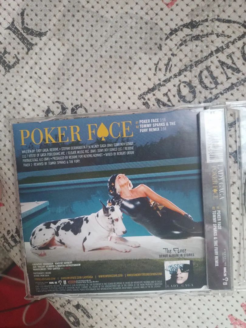 CD Single Lady Gaga Poker Face importado - Foto 3