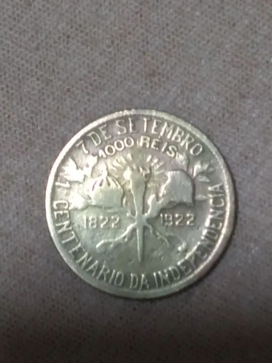 Moeda de 1.000 reis  - Foto 3