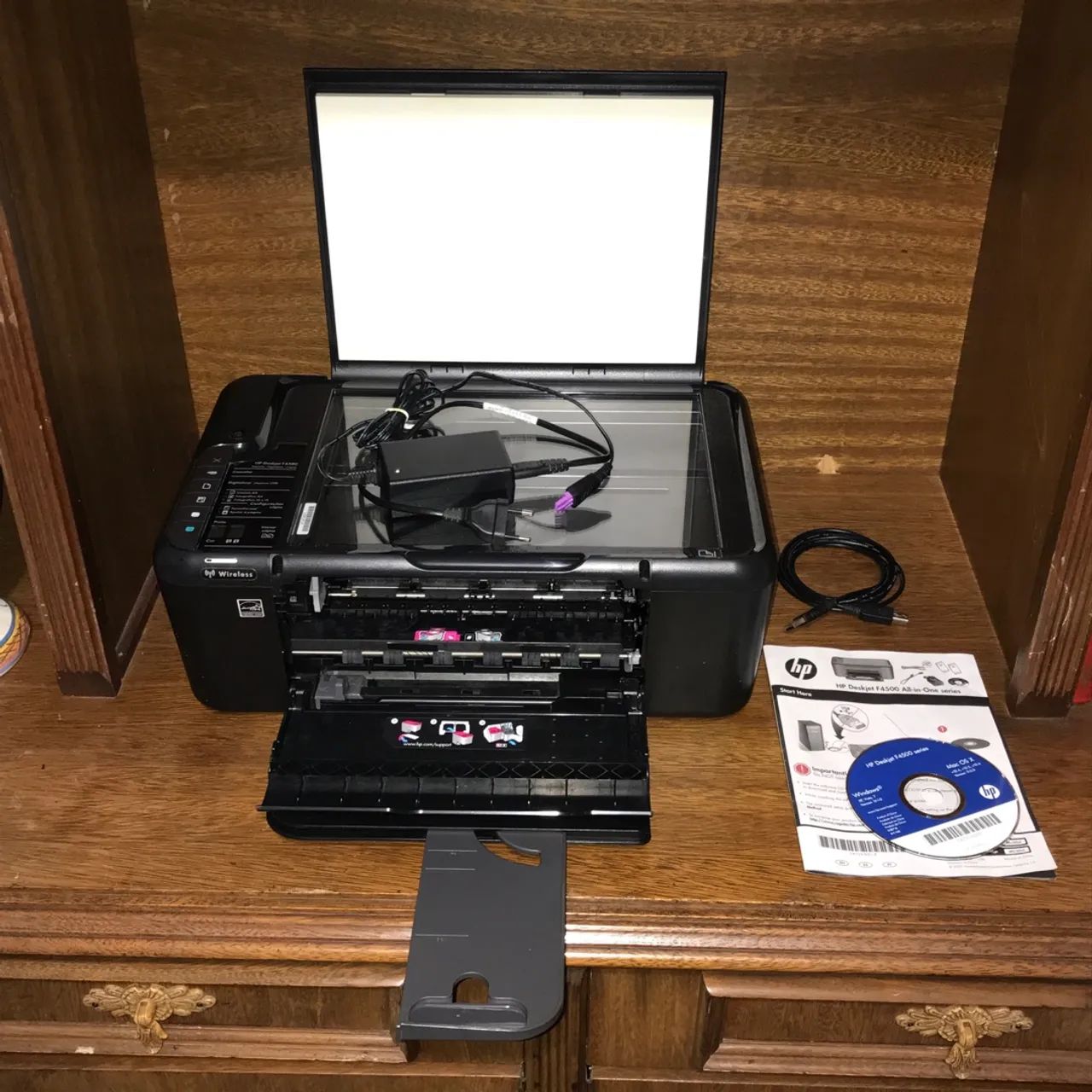 Impressora  Multifuncional HP Deskjet F4580 Wi-Fi Wireless - Foto 4