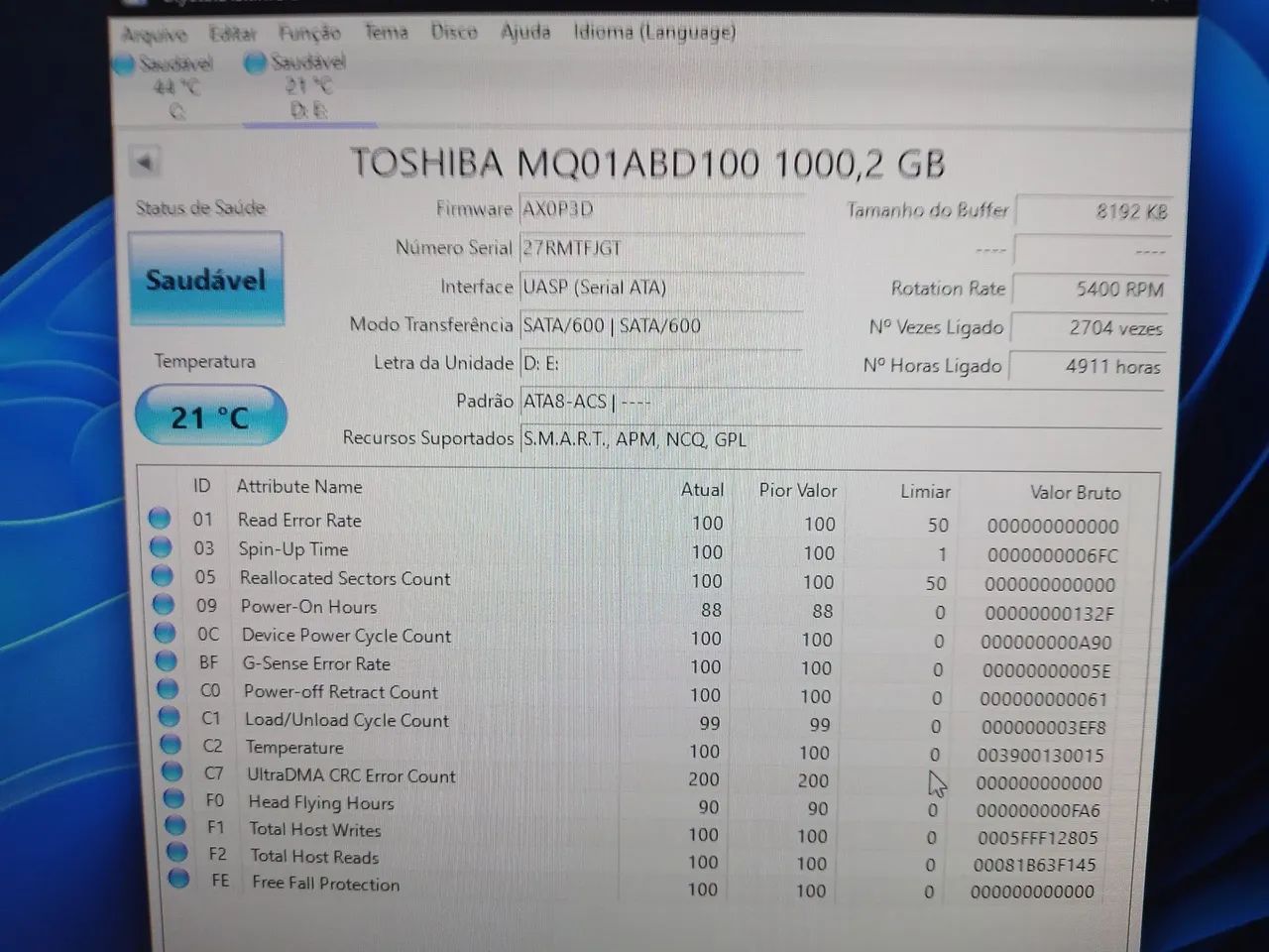 HD notebook 1TB - Foto 3
