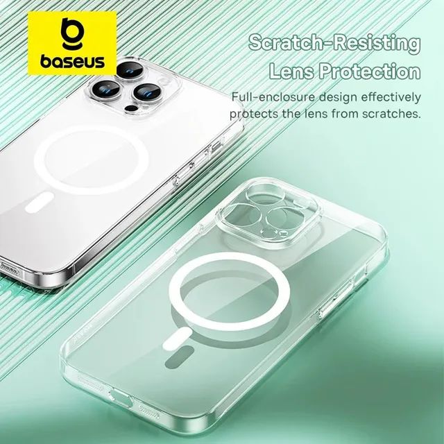 Capa Magsafe + película Baseus para iPhone 15 Pro Max - Foto 4