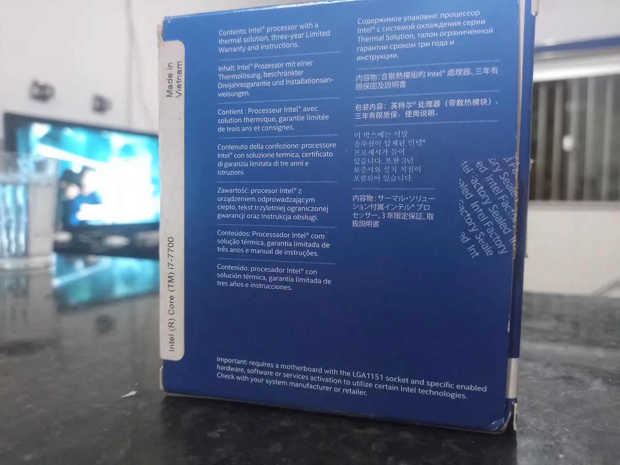 Processador Intel i7 7700 4.2Ghz 7th Geração LGA 1151 8M de Cache, até 4,20 GHz - Foto 5