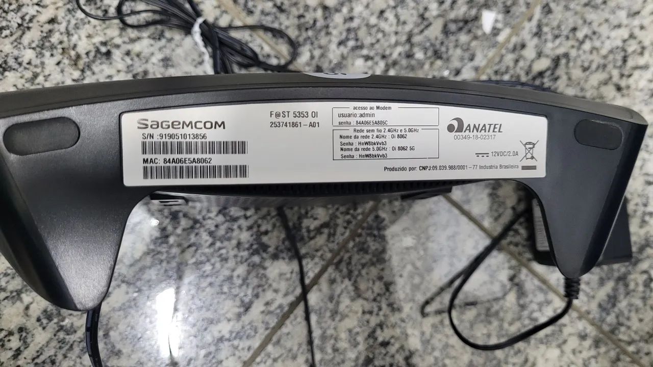 Roteador Modem DSL RJ11 Oi Sagecom 04 LAN - Foto 3