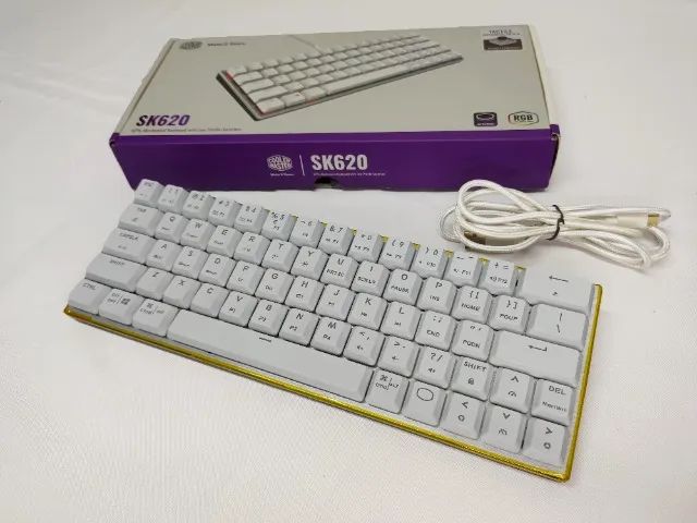 Teclado Gamer Mecânico Compacto Cooler Master SK620, RGB, Switch Low Profile - Foto 3
