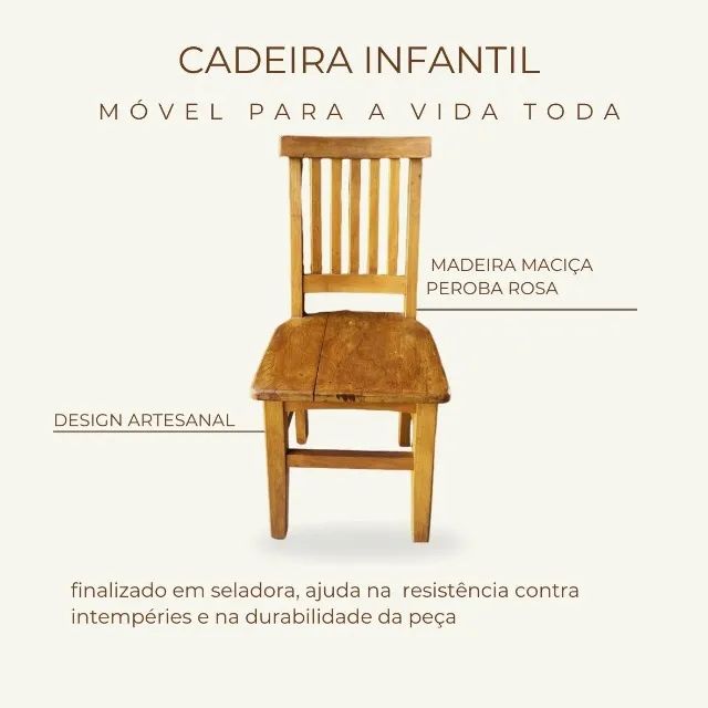 Cadeira Infantil Madeira 