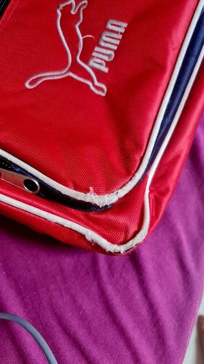 Bolsa Puma Vermelha e Azul - Foto 4