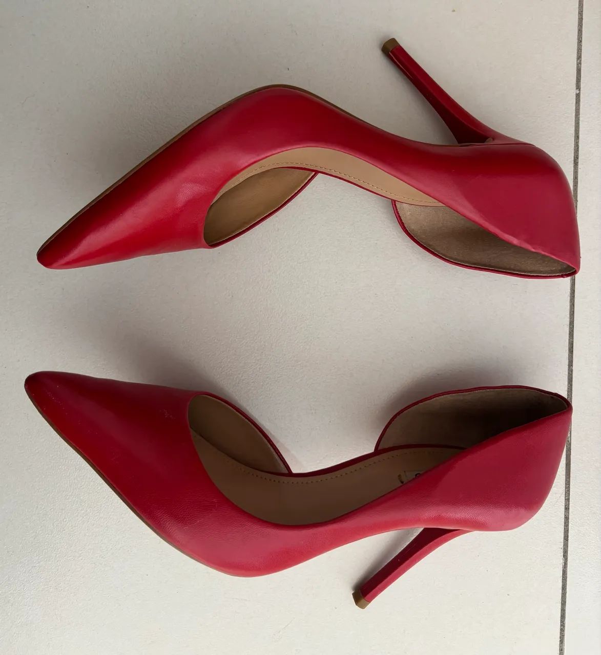 Vendo scarpin 38 vermelho 