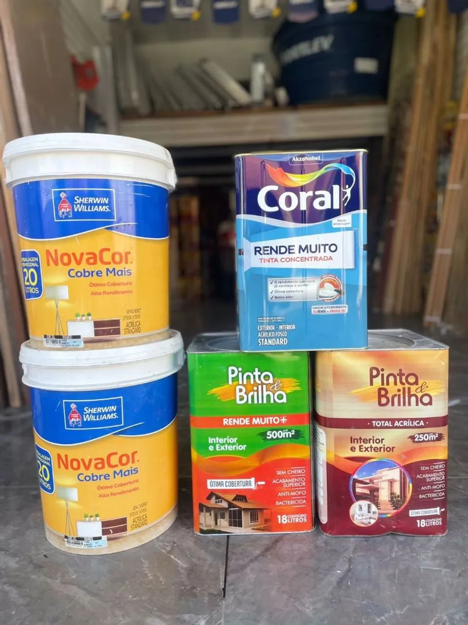 Tintas para área externa várias marcas / entregamos 