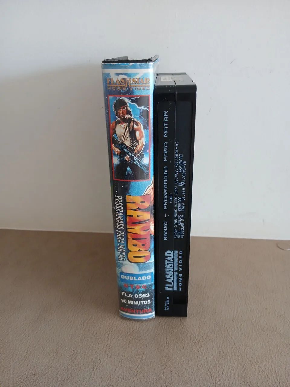 Fita VHS Rambo - Programado para Matar - Dublado - Rarissima 64289865012994122