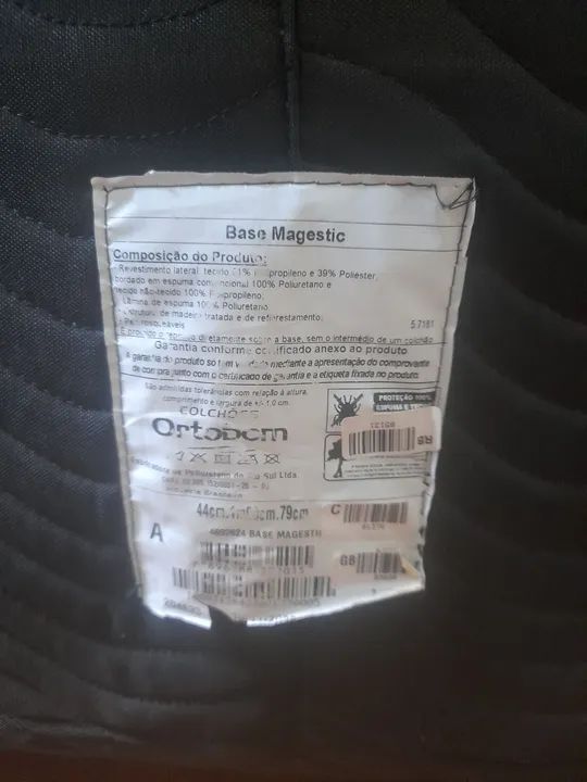 Colchão Box com Base Box Ortobom Magestic 44x79cm