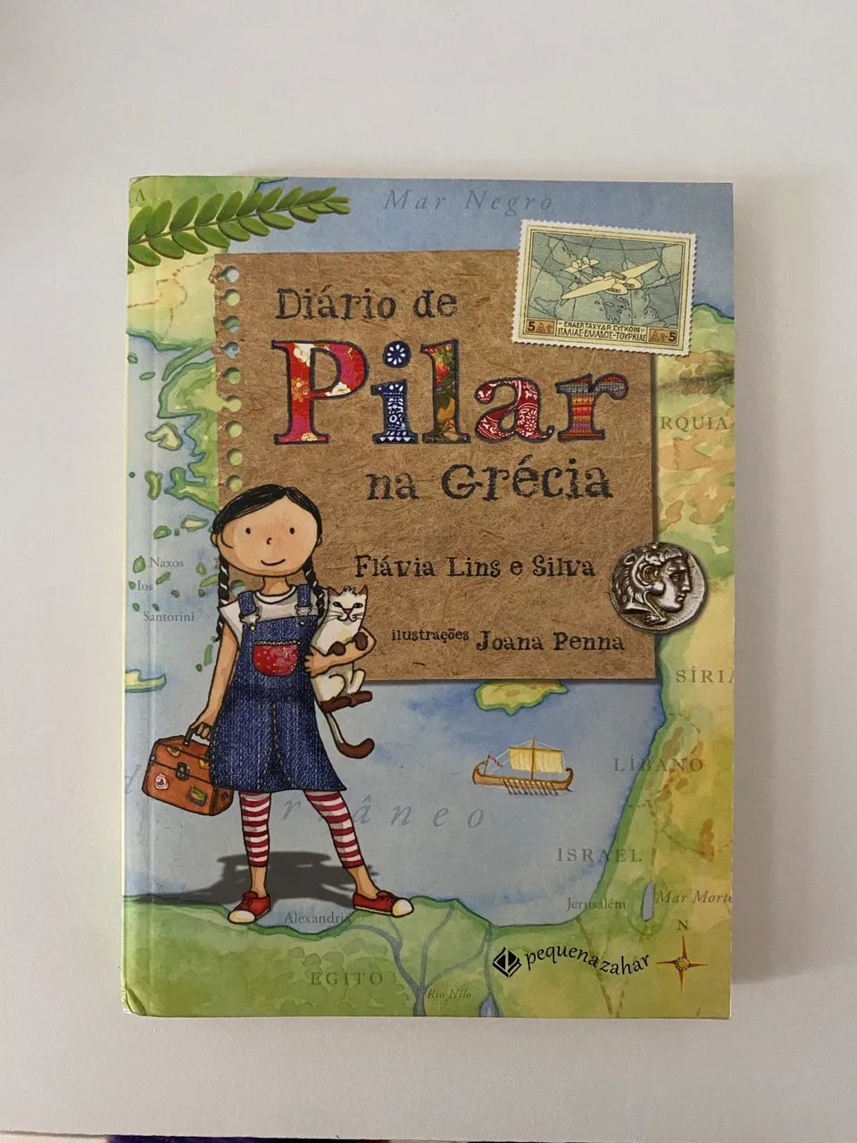 Livro infantil - Diário de Pilar na Grécia (Novo!)