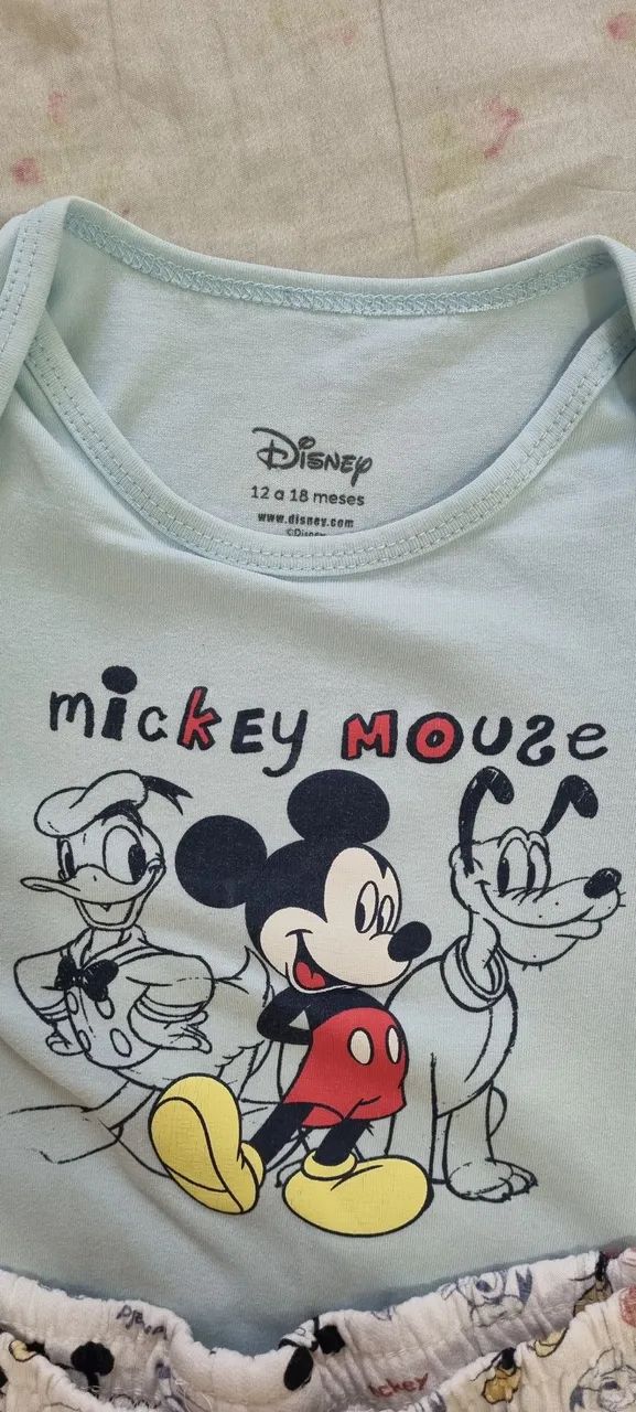 Conjunto mickey para bebê (12 a 18 meses) - Foto 3