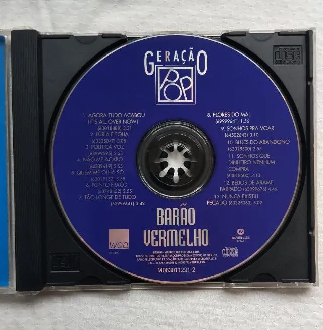 CD Barão Vermelho - Coletânea Geração Pop (Vol. 2) - Foto 2